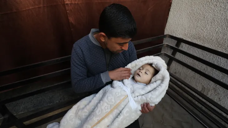 البرد القاتل في غزة