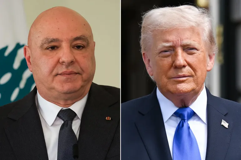 الرئيس اللبناني يطالب بضغط أمريكي لإلزام إسرائيل بالانسحاب.. والاحتلال يخرق التهدئة في النبطية الفوقا