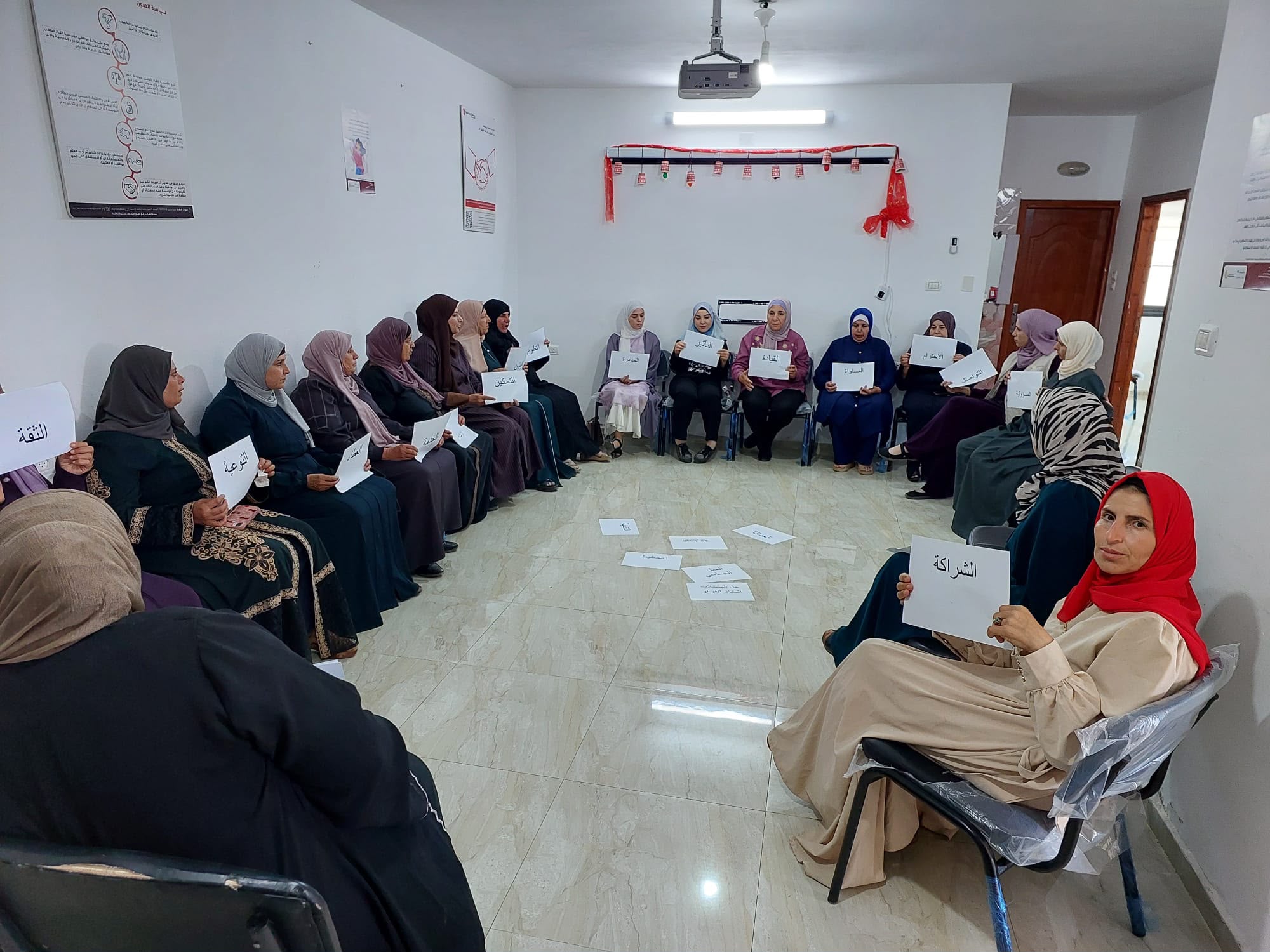 جمعية المرأة العاملة تنظم ورشة حول المشاركة والمبادرات في بلدة بيتا