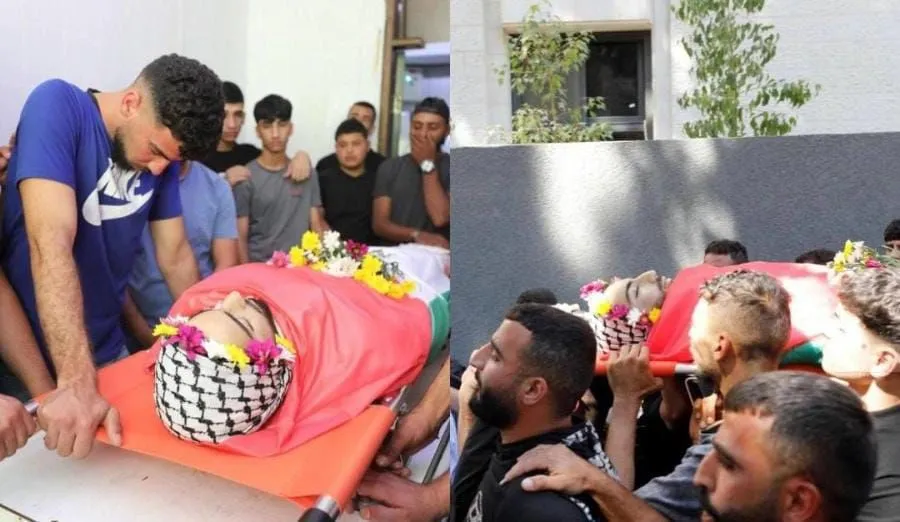 شيعت جماهير غفيرة في قرية المغير برام الله جثمان الشهيد الفتى فادي النعسان، وسط إغلاق كامل واعتداءات مستمرة من قبل الاحتلال الإسرائيلي.