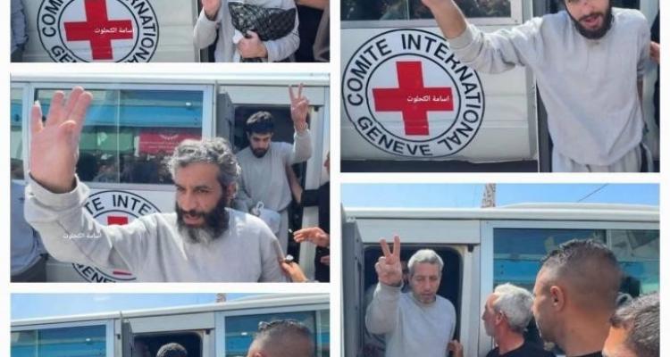 الصليب الأحمر يسهل نقل 17 معتقلاً مفرجاً عنهم إلى مستشفى ناصر بغزة