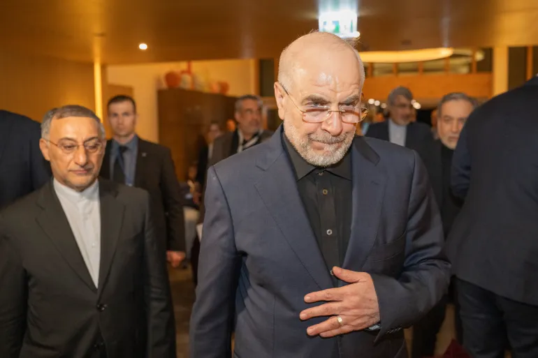 قاليباف هو كبير مفاوضي إيران خلال المباحثات والمفاوضات التي جرت في الشهور الماضية مع الولايات المتحدة (الأوروبية)