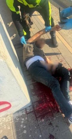 الشاب أوس معطان المصاب من قبل قوات الاحتلال