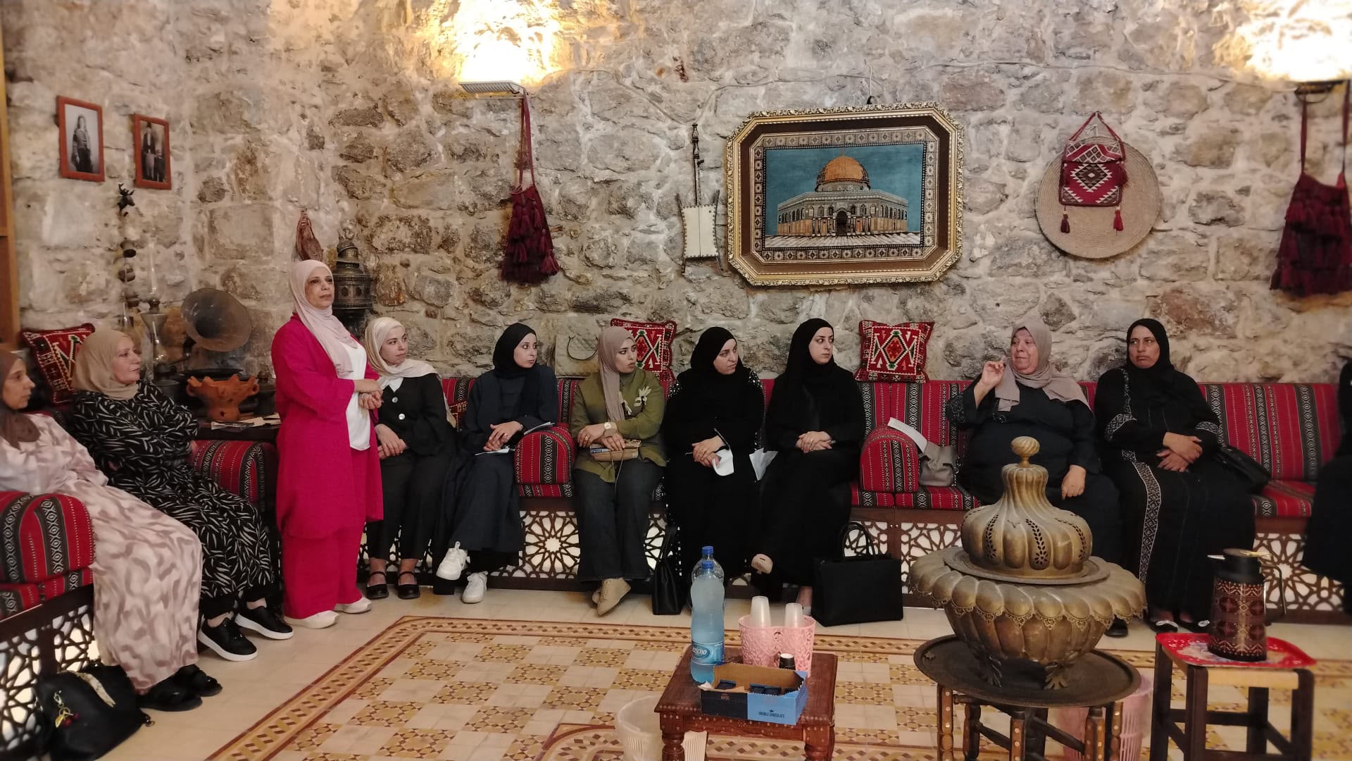 لقاء جمعية المرأة العاملة لتبادل الخبرات بين مجالس الظل في جنين