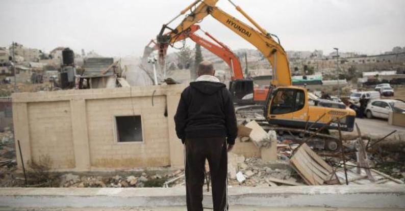 المركز الفلسطيني وثق هدم 38 منشأة في خربة التبان